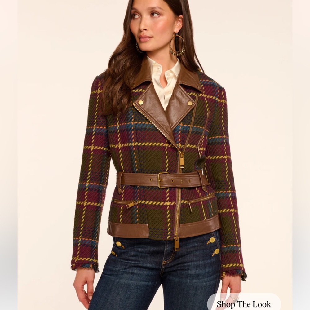 Mullin Plaid Moto Jacket